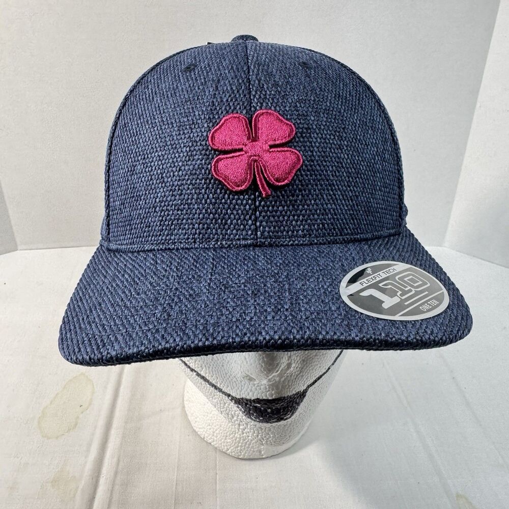 Black Clover Live Lucky Bamboo 3 Golf Hat Adjustable Strap Top Golf Navy NWT